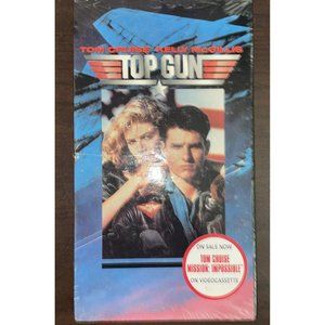 NEW FACTORY SEALED TOP GUN VHS TAPE TOM CRUISE KELLY McGILLIS